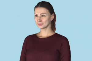 Woman Standing Girl Standing-2